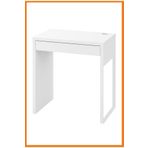 Alony Home Micke Çekmeceli Çalışma Masası 73 X 50 Cm Beyaz