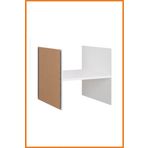 Alony Home Raf Ayırıcı Separatör Dolap İçi Mdf Kitaplık Çerçevelik Saksılık Çiçeklik 33x33x36 Beyaz