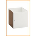 Alony Home Raf Dolabı Parçası Kutusu Kapaklı Eki Seperatör Mdf Sunta Ayırıcı Kitaplık 33x33x37 Beyaz