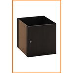 Alony Home Raf Dolabı Parçası Kutusu Kapaklı Eki Seperatör Mdf Sunta Ayırıcı Kitaplık 33x33x37 Kahverengi