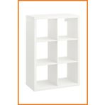 Alony Home Raf Mdf Sunta Arka Tarafı Açık Yatay Dikey Kitaplık Çerçevelik Saksılık Çiçeklik 77x112x39 Beyaz