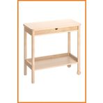 Alony Home Servis Sehpası Çekmeceli İki Tekerlekli Raflı Huş Kaplama Sunta Mutfak 39x75x78 Kahverengi
