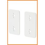 Alony Home Skadis Çok Amaçlı Pano Birleştirme Parçası 2 Adet Çelik Beyaz