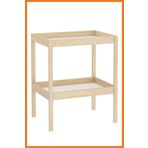 Alony Home Sniglar Alt Değiştirme Masası Güvenli Bebek Bezi Değiştirme Masası Kahverengi 72 x 53 cm