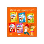 Alora Yayınevi DİKKAT VE ODAKLANMA Bilişsel Beceri Seti – 5 RENKLİ KİTAP (4-5 yaş)