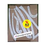 ALOTUHAFİYE FRANSIZ EĞRİSİ 7 PARÇA CETVEL TAKIMI BEYAZ RENK