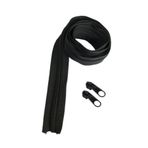 ALOTUHAFİYE SİYAH METRELİK 10 metre ( 20 Başlık ) FERMUAR