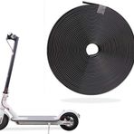 alouweekuky Elektrikli kaykay koruyucu tampon bandı, vücut çarpışma önleyici şeritler, koruyucu şerit, elektrikli scooter aksesuarı (8 m) (siyah)