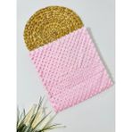 Alp Bebe Nohut 90X90 Çift Katlı Nohut Battaniye - Pembe