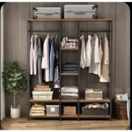 Alp Marina Metal Gövdeli Suntalam Açık Gardrop Dolap 180X150X35CM Lotus (Alorka)