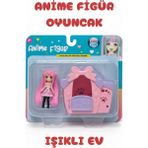 Alpa Store Anime Figür Oyuncak Işıklı Ev - Pembe