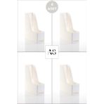 Alpa Store Ops Mg 101 Magazinlik 4'lü Set A4 Demonte Plastik Dikey Klasör Arşiv Kutusu Organizer Saklama - Beyaz