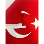 Alpaka 200x300 cm Yıkanabilir Türk Bayrağı Tekstil Kumaş 140 gr Kalite