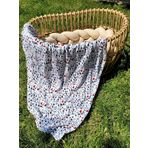 Alpar Tekstil 120x120 cm Kalp Bambu Müslin Örtü Battaniye