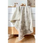 Alpar Tekstil Peluş Welsoft Çift Taraflı Bebek Battaniyesi 75x90cm/karakalem