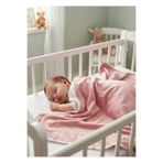 Alpar Tekstil TEK KATLI Yumuşacık Peluş Welsoft kız Bebek Battaniyesi 75X90 CM /PEMBE