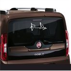 Alparslan Türkeş İmza Oto Sticker Yapıştırma Arka Cam
