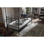 Alpas Daybed Metal Karyola, Siyah, 90X200