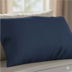 Alpateks Home %100 Pamuklu Saten 55X75CM Büyük Boy Yastık Kılıfı 2 Adet (Fermuarlı) - Lacivert