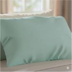 Alpateks Home %100 Pamuklu Saten 55X75CM Büyük Boy Yastık Kılıfı 2 Adet (Fermuarlı) - Su Yeşili