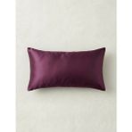 Alpateks Home 50X90CM %100PAMUKLU Saten Yastık Kılıfı Uzun Gizli Fermuarlı Yumuşak Dokulu Yastık Kılıfı 2ADET - Mürdüm