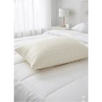 Alpateks Home Orta Boy 40X60CM %100PAMUKLU Saten Yastık Kılıfı 2'li Gizli Fermuarlı - Krem