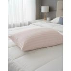 Alpateks Home Orta Boy 40X60CM %100PAMUKLU Saten Yastık Kılıfı 2'li Gizli Fermuarlı - Pudra
