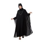 Alpentracht Tr Tesettür Mayo Üzerine Desenli Tek Kaftan Pareo Rp001 Siyah ( Bone Hediyelidir)