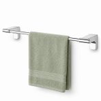 Alper Banyo F1 Model Lüx Krom Paslanmaz Uzun Havlu Askısı, 40 cm, Montajlı Metal Uzun Havluluk, Parlak Krom Kaplama Banyo Aksesuarı, Duvara Vidalı Havlu Tutucu, 5 Yıl Garantili