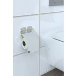 Alper Banyo Gold Güçlü Yapışkanlı Tuvalet Kağıtlığı - Delmeden Duvara Monte Edilen Metal Askı