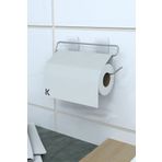 Alper Banyo Krom Güçlü Yapışkanlı Kağıt Havlu Tutucu, Solo Havluluk - Delmeden Duvara Monte Edilen Metal Askı