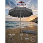 Alperen Şemsiye Alperen Semsiye Plaj Şemsiyesi Gri+Çanta+Kazık