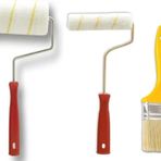 Alperyapı Boyacı Seti Set Saten Rulo + Parmak Rulo + Kestirme Fırça Set 3'lü