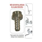 ALPERYAPI Mix Bataryadan Su Alma-Hortum Bağlama Rekoru-Lavabo-Mutfak Batarya