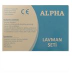 Alpha 1750 ml Lavman Seti Tek Kullanımlık