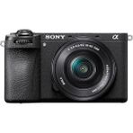 Alpha 6700 Aynasız Aps-C Dijital Kamera, 16-50 mm Power Zoom Objektif, Ai Tabanlı Otomatik Odaklama, 5 Eksenli Görüntü Sabitleme, 4K 120P Video, Eğilebilir Dokunmatik Ekran, Web Kamerası