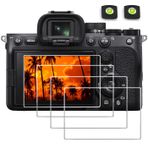 Alpha 7 IV Ekran Koruyucu Sony Alpha 7 IV A7 IV A7IV A7MIV A7M4 A7M IV 4 Mark IV ile uyumlu, debous Çizilmez 9H Sert Temperli Cam Film Kabarcıksız (4+2 paket)