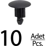 Alpha Auto Part Fiat Ducato Peugeot Boxer Citroen Jumper Için Universal Bağlantı Klips - 10 Adet - 0 - Siyah