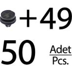 Alpha Auto Part Land Rover Lr3, Lr4 Için Çıta Klips- 50'li - 0 - Siyah