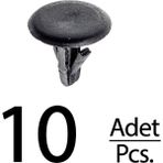 Alpha Auto Part Mazda Için Kaput Uç Lastik Klips - 10 Adet - 0 - Siyah