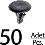 Alpha Auto Part Mazda Için Kaput Uç Lastik Klips - 50 Adet - 0 - Siyah