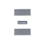 ALPHA AUTO PART Mercedes C Sınıf (W202-W203) için Sunroof Güneşlik El Tutamağı ve Izgara Seti -Gri