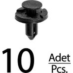 Alpha Auto Part Nissan Için Ön Tampon ve Far Klips - 10 Adet - 0 - Siyah