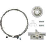 Alpha Auto Part Peugeot Bipper Için Cam Kriko Teli Tamir Takımı Ön Sol