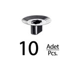 ALPHA AUTO PART Renault Dacia Fiat için Bagaj Davlumbaz Klips - 10 Adet