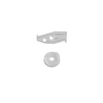 ALPHA AUTO PART Renault Megane 1,Peugeot 206 için Arka Sol Cam Kriko Plastiği-Sol-2li
