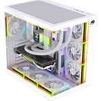 Alpha Neon 750W 80+ Bronze Power 7X Argb Fan Kumanda Ve Kontrolcü Atx Boş Bilgisayar Kasası Beyaz