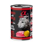 Alpha Spirit Yetişkin Domuzlu Elmalı 400 gr Köpek Konservesi