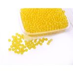 Alpha Tasarım Atölyesi Su Kabağı Boncuğu 4 mm Deliksiz 35 gr Sarı Renk