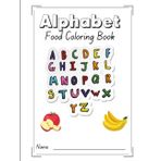 Alphabet food coloring book